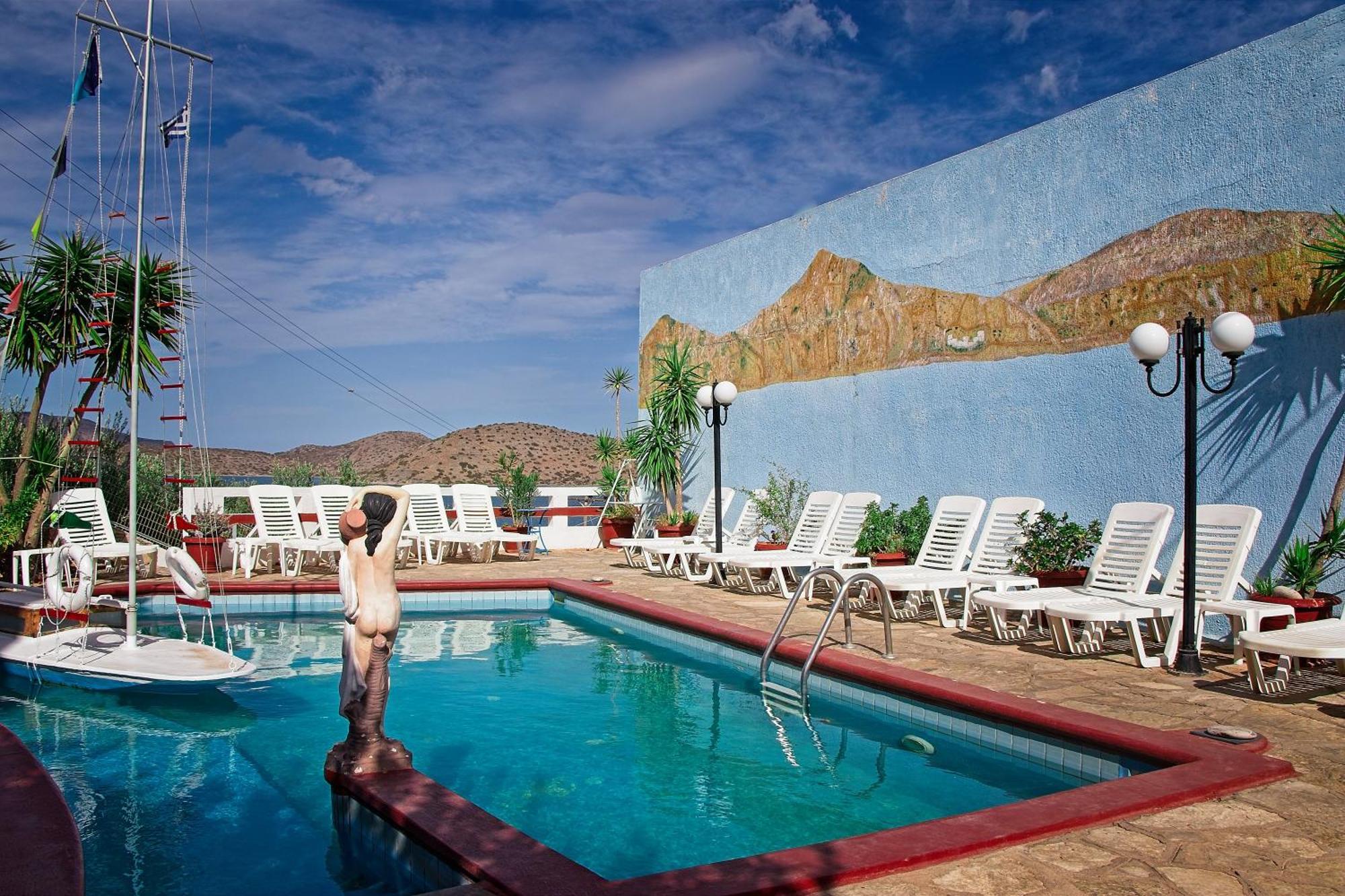 Milos Apartments Elounda  Bagian luar foto